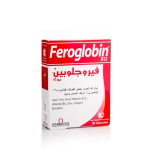 فيروجلوبين ب 12 مع الحديد 30 كبسولة للوقاية وعلاج اعراض الانيميا و فقر الدم من فيتا بيوتيكس انجلترا