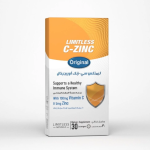 Limitless C-Zinc – 100 mg Vitamin C + 5 mg Zinc, 30 Lozenge Tablets